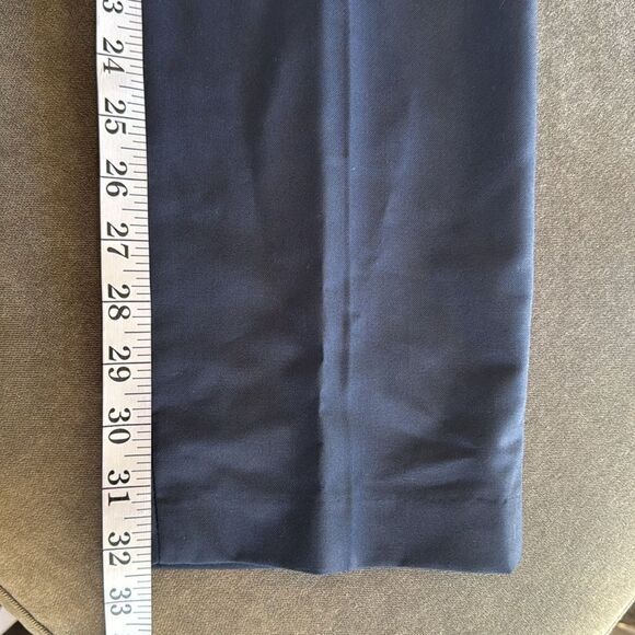 Men’s Mogu Blue 2 Piece One Button Slim Fit Suit Size 36 Jacket 34 Pants NWT - Picture 12 of 13